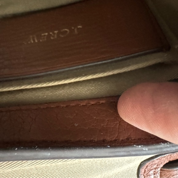 J. Crew tan leather crossbody - Picture 6 of 6